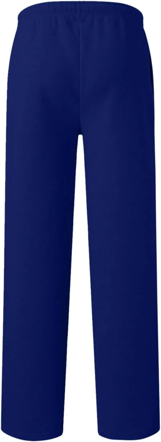 Womens Fleece Lined Sweatpants Wide Straight Leg Pants Bottom Joggers Pants Workout High Waist Yoga Pants with Pockets