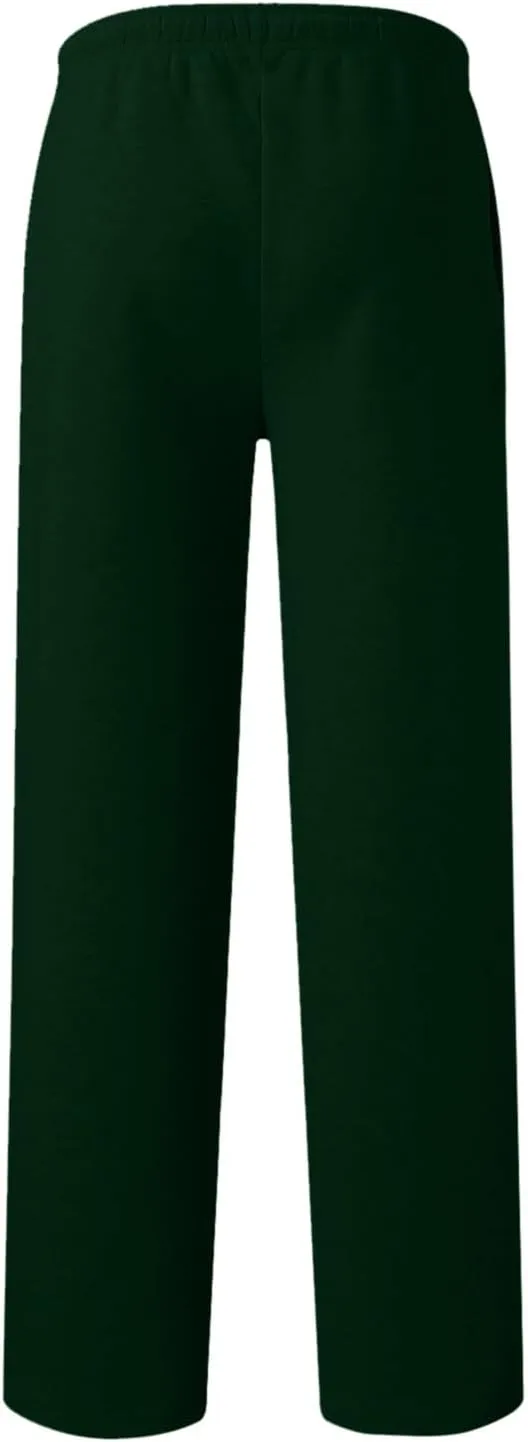 Womens Fleece Lined Sweatpants Wide Straight Leg Pants Bottom Joggers Pants Workout High Waist Yoga Pants with Pockets