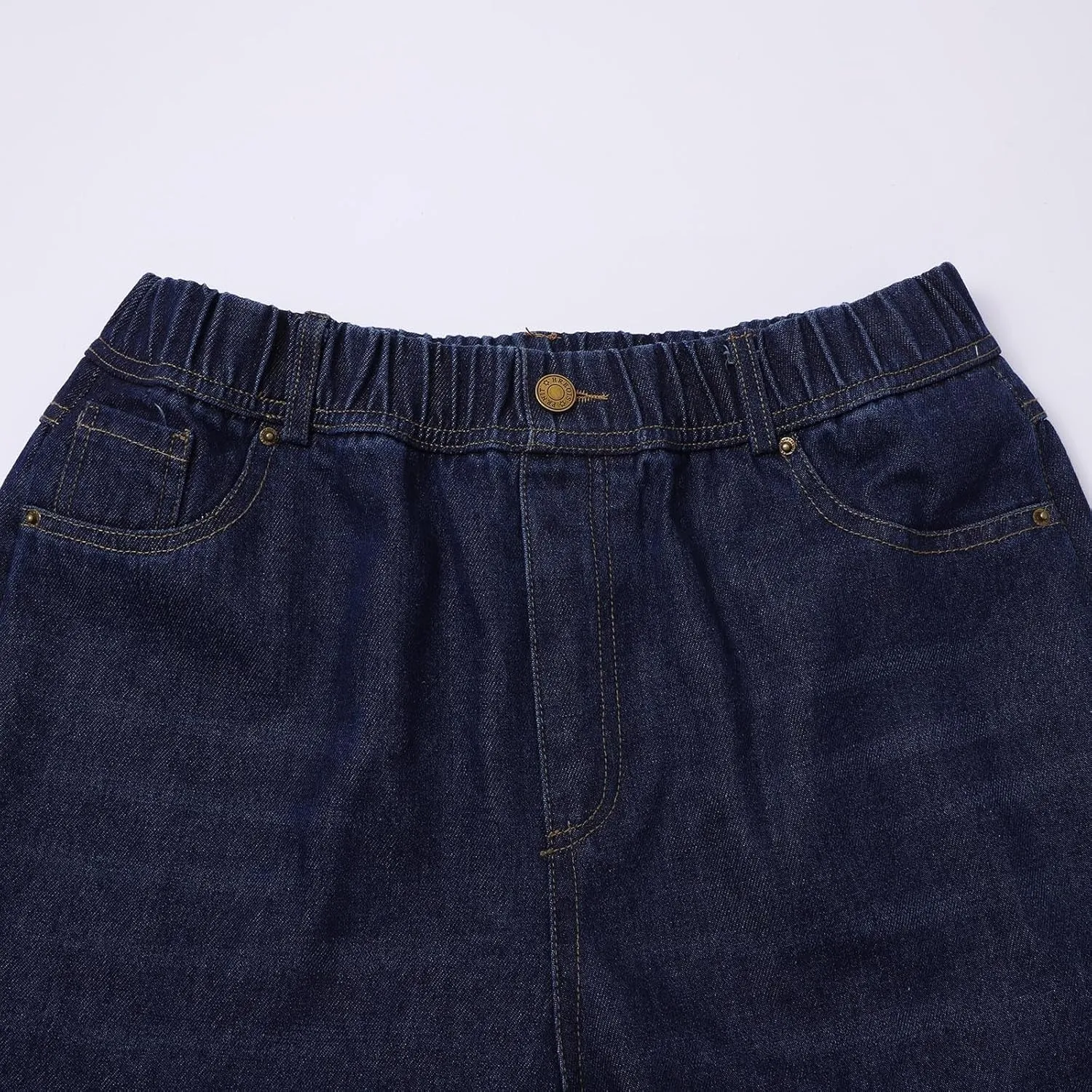 Womens Wide Leg Jeans Bowknot High Waisted Denim Pants Straight Leg Y2K Casual Baggy Trousers with Pockets Trendy