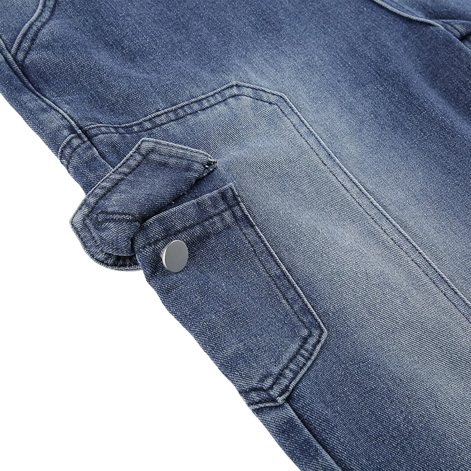 Y2k Baggy Jeans for Women Low Waist Wide Leg Denim Jeans Casual Cargo Pants Harajuku Pockets Trousers Streetwear