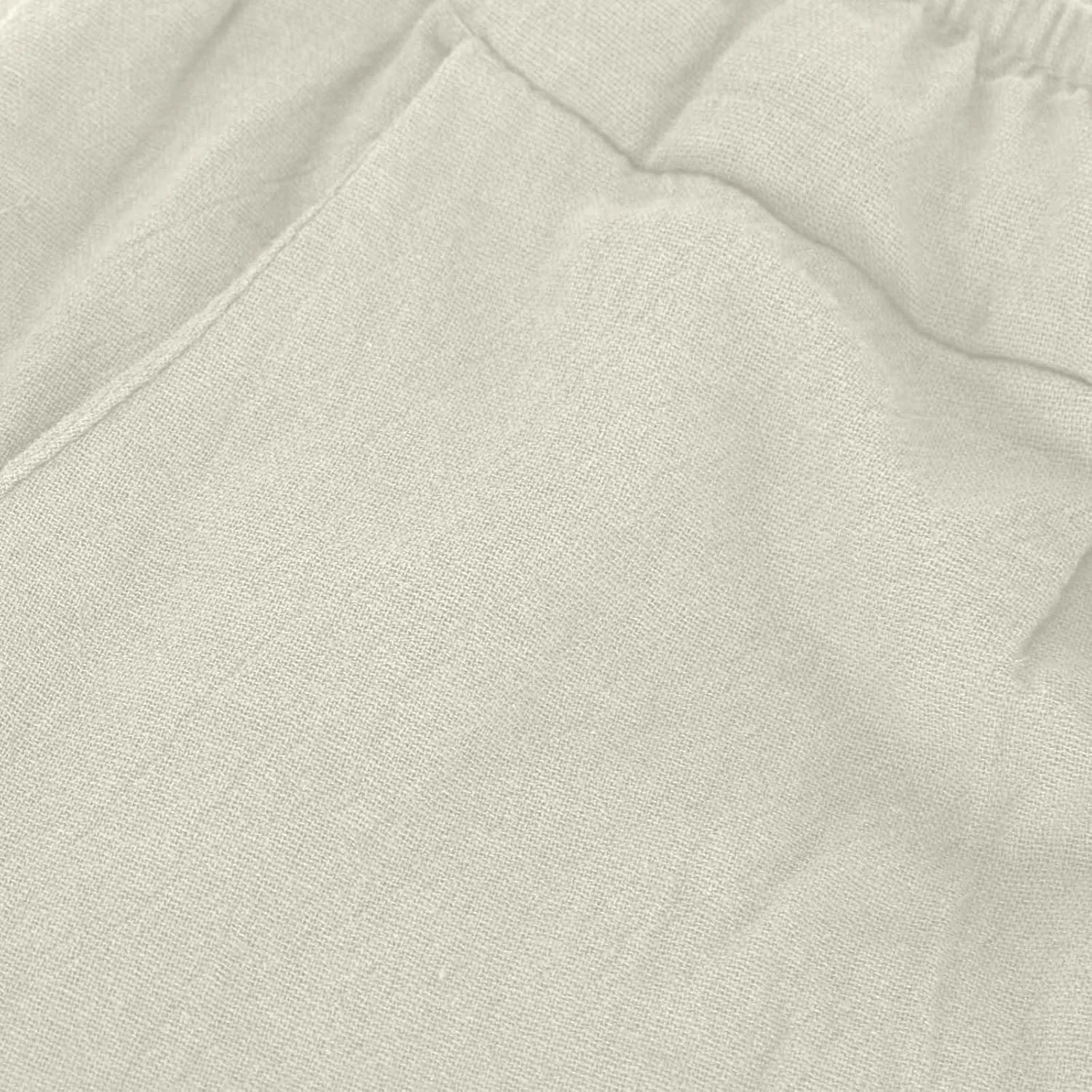 Zeiyignr Mens Linen Cotton Pants Casual Loose Fit Lightweight Elastic Waist Drawstring Beach Yoga Lounge Trousers for Men
